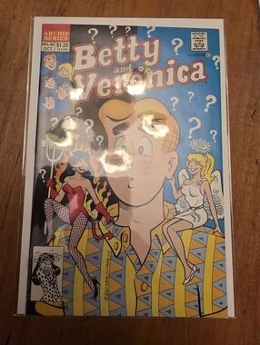Betty and Veronica #56 Classic Angel & Devil Cover Newsstand 1992 VF / NM